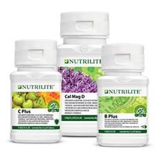 Productos Nutricionales: Ajo Concentrado, HSN y B Pus de Nutrilite, complementos específicos para tu Balance Nutricional.